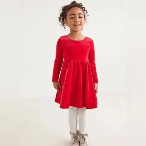 Hanna Andersson | Dresses | Hanna Andersson Red Velvet Dress | Poshmark